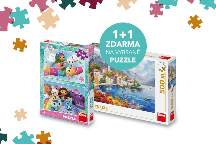 Akce 1+1 zdarma na puzzle
