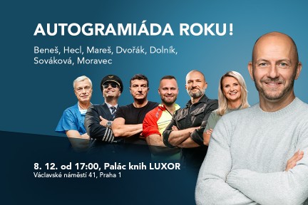 AUTOGRAMIÁDA ROKU: Martin Moravec a hvězdy jeho rozhovorů