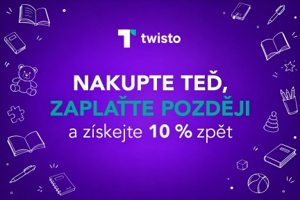 Nakupte s Twistem, zaplaťte později a získejte až 500 Kč v kreditech zpět