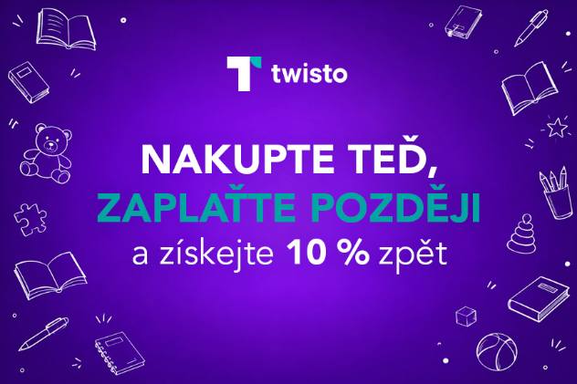 Nakupte s Twistem, zaplaťte později a získejte až 500 Kč v kreditech zpět