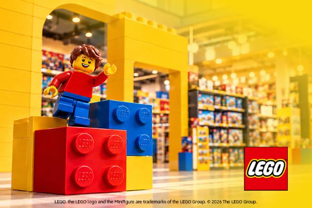 Nová velká zóna od značky LEGO® v Paláci knih Luxor