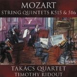 CD TAKACS QUART. TIMOTHY RIDO - MOZART: STRING QUINTETS K.