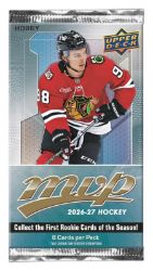 Hokejové karty Upper deck MVP Hobby 2026 - 27 - Sběratelské karty Hokejové karty Upper deck MVP Hobby 2026 - 27