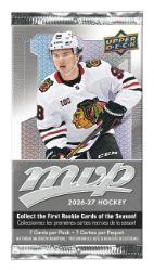 Hokejové karty Upper deck MVP Retail 2026 - 27