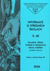 Informace o středních školách II. díl 2025 - Přijímací zkoušky na střední školu Informace o středních školách II. díl 2025