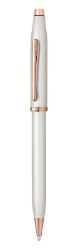 Kuličkové pero Century II Pearlescent White s rose gold PVD doplňky Kuličkové pero Century II Pearlescent White s rose gold PVD doplňky