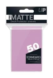 Obaly na karty - Ultra PRO Pro-Matte Deck Protector Sleeves – Růžová 50 ks - Karetní hry Obaly na karty - Ultra PRO Pro-Matte Deck Protector Sleeves – Růžová 50 ks