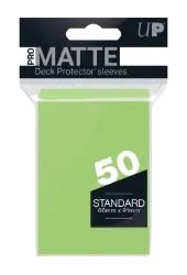 Obaly na karty - Ultra PRO Pro-Matte Deck Protector Sleeves – Limetkově zelená 50 ks - Karetní hry Obaly na karty - Ultra PRO Pro-Matte Deck Protector Sleeves – Limetkově zelená 50 ks