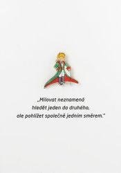 Přání Malý Princ a brož Přání Malý Princ a brož
