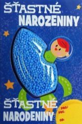 PlayFoam Přáníčko s modelínou Raketa - Šťastné narozeniny PlayFoam Přáníčko s modelínou Raketa - Šťastné narozeniny