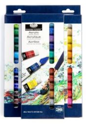 Akrylové barvy 12 ml, 36 ks Akrylové barvy 12 ml, 36 ks