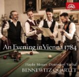 CD Večer ve Vídni 1784 (Haydn, Mozart, Vaňhal, Dittersdorf) - Světová klasická hudba na CD Bennewitzovo kvarteto - Haydn, Mozart, Dittersdorf, Vanhal: An Evening In Vienna 1784