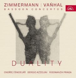 CD Duality / Zimmermann, Vaňhal - Fagotové koncerty - Ondřej Šindelář,Sergio Azzolini - Česká klasická hudba na CD CD Duality / Zimmermann, Vaňhal - Fagotové koncerty