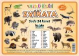Volně žijící zvířata - Sada 24 karet - kolektiv autorů - Knihy o zvířatech pro děti Volně žijící zvířata - Sada 24 karet