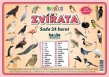 Ptáci zvířata - Sada 24 karet