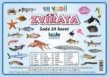 Zvířata ve vodě - Sada 24 karet - kolektiv autorů - Populárně naučná literatura pro děti Zvířata ve vodě - Sada 24 karet