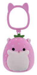 Squishmallows Klíčenka Jahodový křeček - Davi 9 cm Squishmallows Klíčenka Jahodový křeček - Davi 9 cm