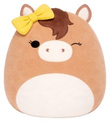 Squishmallows Hnědý kůň s mašlí - Tomar 13cm - Plyšové hračky Squishmallows Hnědý kůň s mašlí - Tomar 13cm