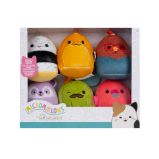 Squishmallows Micromallows 6Pack - Okurek, Úhoř, Plameňák, Kohout, Sushi, Lemur Squishmallows Micromallows 6Pack - Okurek, Úhoř, Plameňák, Kohout, Sushi, Lemur