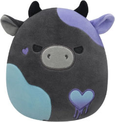 Squishmallows Tmavě šedá kráva - Smithereens 20 cm - Plyšové hračky Squishmallows Tmavě šedá kráva - Smithereens 20 cm