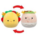 Squishmallows 2v1 Tacos Tex a Burrito Bernardo 13 cm - Plyšové hračky Squishmallows 2v1 Tacos Tex a Burrito Bernardo 13 cm