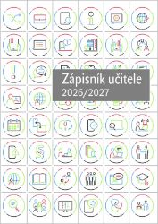 Zápisník učitele A4 2026/2027 - neuveden - Kalendáře a diáře Zápisník učitele A4 2026/27