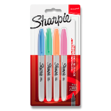 Permanentní popisovač Sharpie Fine sada 4 ks, pastelové barvy Permanentní popisovač Sharpie Fine sada 4 ks, pastelové barvy