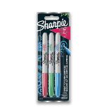 Permanentní popisovač Sharpie Metallic blistr, 3 barvy Permanentní popisovač Sharpie Metallic blistr, 3 barvy