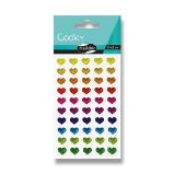 Samolepky Maildor 3D Cooky - Vícebarevná srdce - 3D samolepky Samolepky 3D, 7,5x12cm, Vícebarevná Srdce