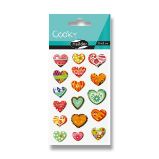 Samolepky Maildor 3D Cooky - Srdce Samolepky Maildor 3D Cooky - Srdce