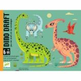 DJECO Karetní hra Dino draft - Karetní hry Djeco Karetní hra Dino draft