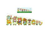 DJECO Puzzle Big and small on the farm - 16 pcs - Dětské puzzle Puzzle Duo - Zvířata z farmy od největšího po nejmenší