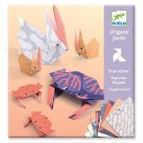 Origami sada Djeco - Zvířecí rodinky - Kreativní sady a materiály Origami sada Djeco Zvířecí rodinky