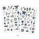 DJECO Tetování Magic symbols - Tetovací nálepky Djeco Tetování - Wicca