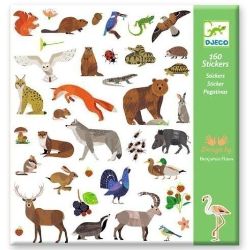 DJECO Samolepky Fauna - Samolepky pro děti Samolepky Fauna