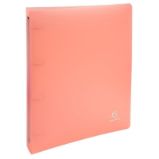 Exacompta Pastel PP 4 Kroužkový pořadač A4 40 mm - korálový