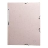 Exacompta spisové desky s gumičkou a štítkem Skandi A4 - lososová - Školní desky a boxy Spisové desky s gumičkou a štítkem Skandi, prešpán, A4 maxi, lososová