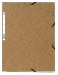 Spisové desky s gumičkou A4 prešpán 400 g/m2 - havana - Archivace, boxy a pořadače Spisové desky s gumičkou A4 prešpán 400 g/m2 - havana