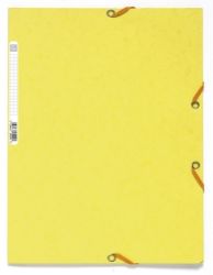 Spisové desky s gumičkou A4 prešpán 400 g/m2 - citronově žluté - Archivace, boxy a pořadače Spisové desky s gumičkou A4 prešpán 400 g/m2 - citronově žluté