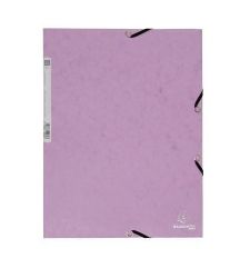 Exacompta Pastel Prešpán Spisové desky s gumičkou A4 - fialové - Archivace, boxy a pořadače Spisové desky s gumičkou Pastel, A4, prešpán. fialové