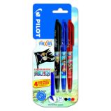 PILOT FriXion Ball 07 One Piece + samolepky, BL, černá, červená, modrá PILOT FriXion Ball 07 One Piece + samolepky, BL, černá, červená, modrá