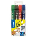 Permanentní popisovač Pilot 400 - sada 4ks - 4400/S4 Permanentní popisovač Pilot 400 - sada 4ks - 4400/S4