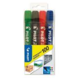 Permanentní popisovač Pilot 100 - sada - 4100/S4 - Pastelky do školy Permanentní popisovač Pilot 100 - sada - 4100/S4