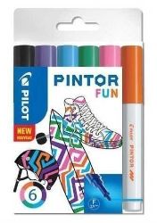 PILOT Pintor Fine Sada akrylových popisovačů 0,9-1,5mm - Creative 6 ks PILOT Pintor Fine Sada akrylových popisovačů 0,9-1,5mm - Creative 6 ks