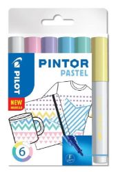 PILOT Pintor Fine Sada akrylových popisovačů 0,9-1,5mm - Pastel 6 ks PILOT Pintor Fine Sada akrylových popisovačů 0,9-1,5mm - Pastel 6 ks