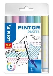 PILOT Pintor Medium Sada akrylových popisovačů 1,5-2,2mm - Pastel 6 ks PILOT Pintor Medium Sada akrylových popisovačů 1,5-2,2mm - Pastel 6 ks