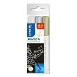 Pilot Pintor Extra Fine Sada akrylových popisovačů 1,5 - 2,2 mm Celebrations 3 ks Pilot Pintor Extra Fine Sada akrylových popisovačů 1,5 - 2,2 mm Celebrations 3 ks