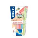 PILOT FriXion Light Natural Colors Sada gumovatelných zvýrazňovačů - 6 barev - Štětce, pastelky, fixy Pilot FriXion Light Natural Colors Sada gumovatelných zvýrazňovačů - 6 barev