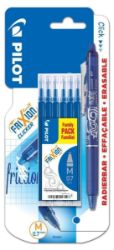 Pilot FriXion Clicker 0,7 + 6ks modrá náplň - Rollery Pilot FriXion Clicker 0,7 + 6ks modrá náplň