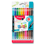 Liner Maped Graph'Peps Deco sada 10 barev Liner Maped Graph'Peps Deco sada 10 barev
